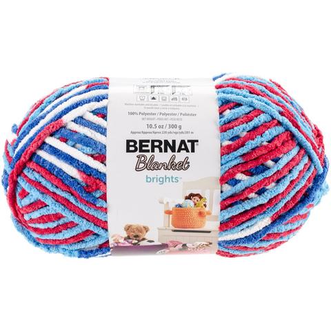 Bernat Blanket Brights Big Ball Yarn, Pixie Pink, 10.5 oz