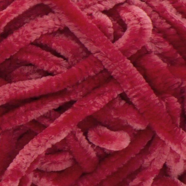 Red bernat velvet yarn