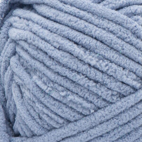 Dusty blue bernat blanket sparkle