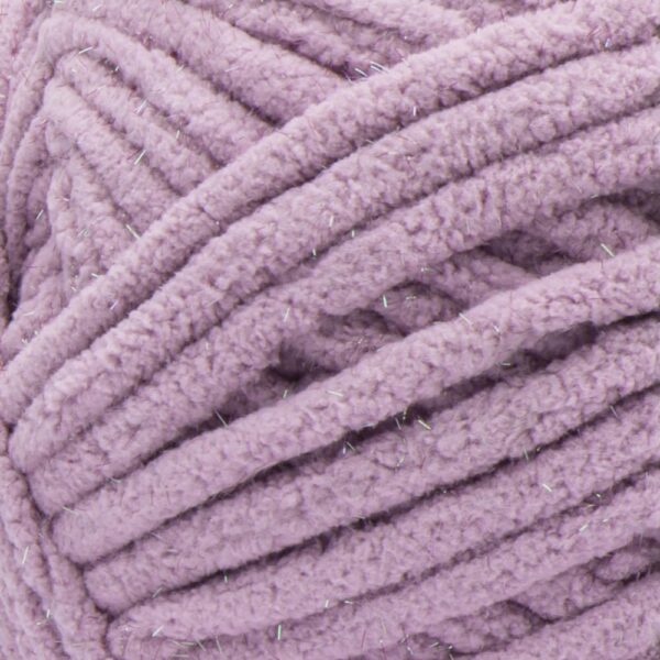 Planetary purple bernat blanket sparkle