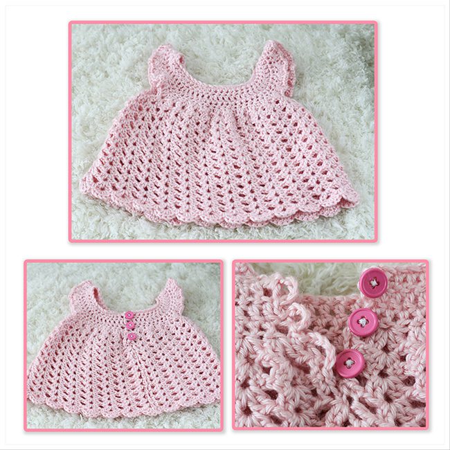 Easy crochet baby clearance dress