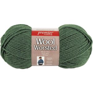 Kelly green - wool worsted