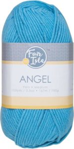Sky blue angel yarn